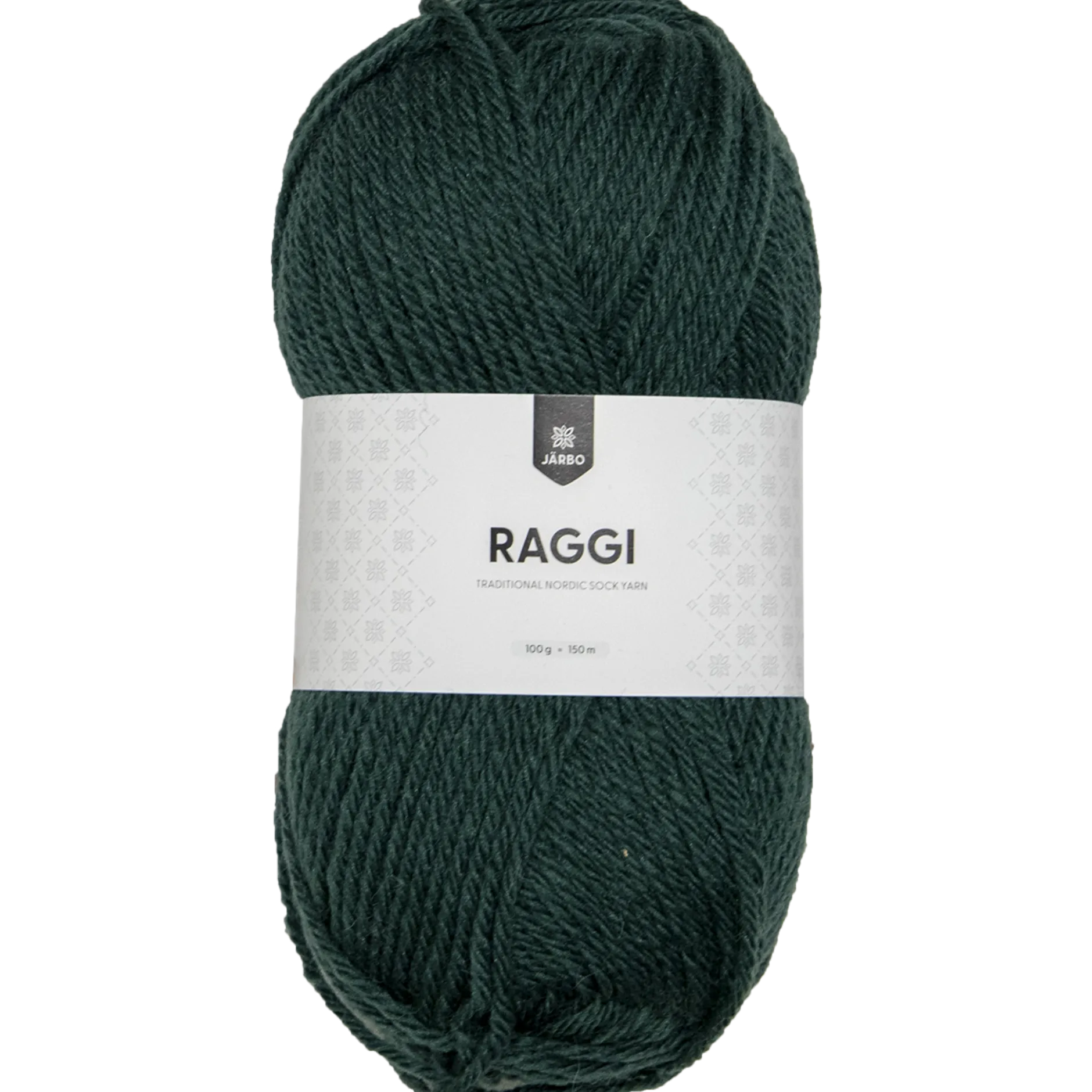 Raggi, sockgarn, forest green