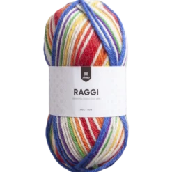 Raggi, sockgarn, happy day
