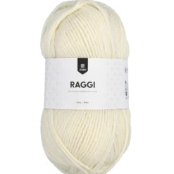 Raggi, sockgarn, natur