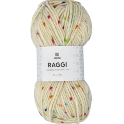 Raggi, sockgarn, paint smock