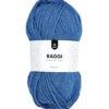 Raggi, sockgarn, petrol