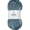 Raggi, sockgarn, sea glass