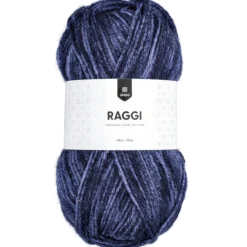 Raggi, sockgarn, stonewash denim