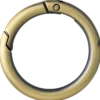 Ringlås, antik mässing