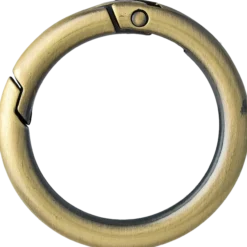 Ringlås, antik mässing