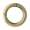 Ringlås 38 mm, silverfärgad