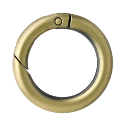 Ringlås 38 mm, silverfärgad