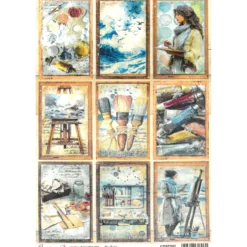 Rispapper A4, An artist journey cards