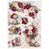 Rispapper A4, Burgundy Blush