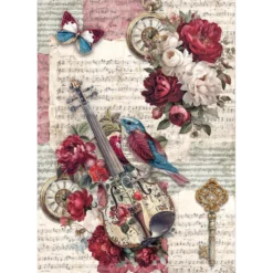 Rispapper A5 Mixed set Bohemian Burgundy