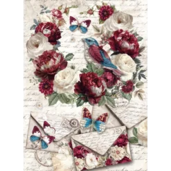 Rispapper A5 Mixed set Bohemian Burgundy
