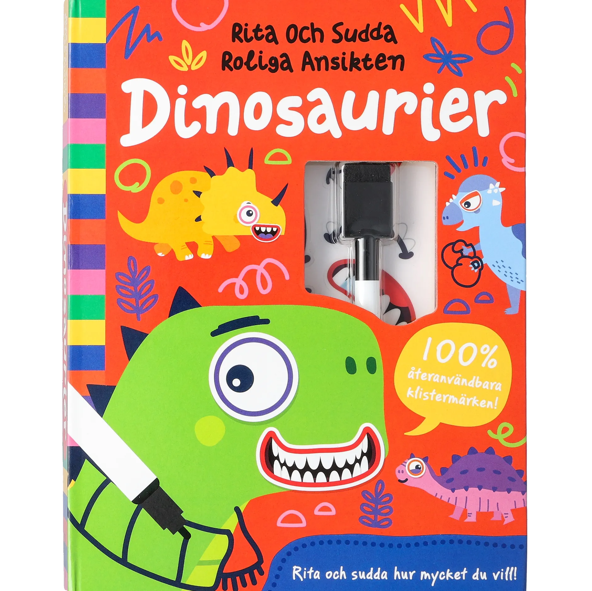 Rita & sudda roliga ansikten dinosaurier