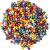 Rocaille 1/0 iriserande, blandade färger