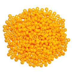 Rocaillespärlor 6/0, ljus orange opak