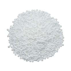 Rocaillespärlor 9/0, pärlemorvit