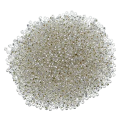 Rocaillespärlor 9/0, silver