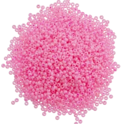 Rocaillespärlor 9/0, Skimrande pastell rosa