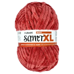 SAMT XL sammetsgarn, roströd