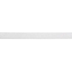 Satinband dubbelsidigt, vit
