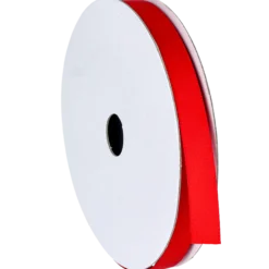 Satinband, röd