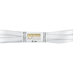 Satinband, vit