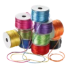Satinsnöre, klara färger