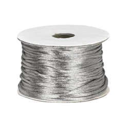 Satinsnöre, silver