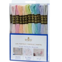 Set DMC Broderigarn, pastell