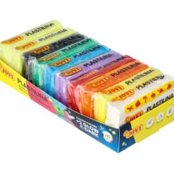 Set plastilina 10x50 g fluorescent