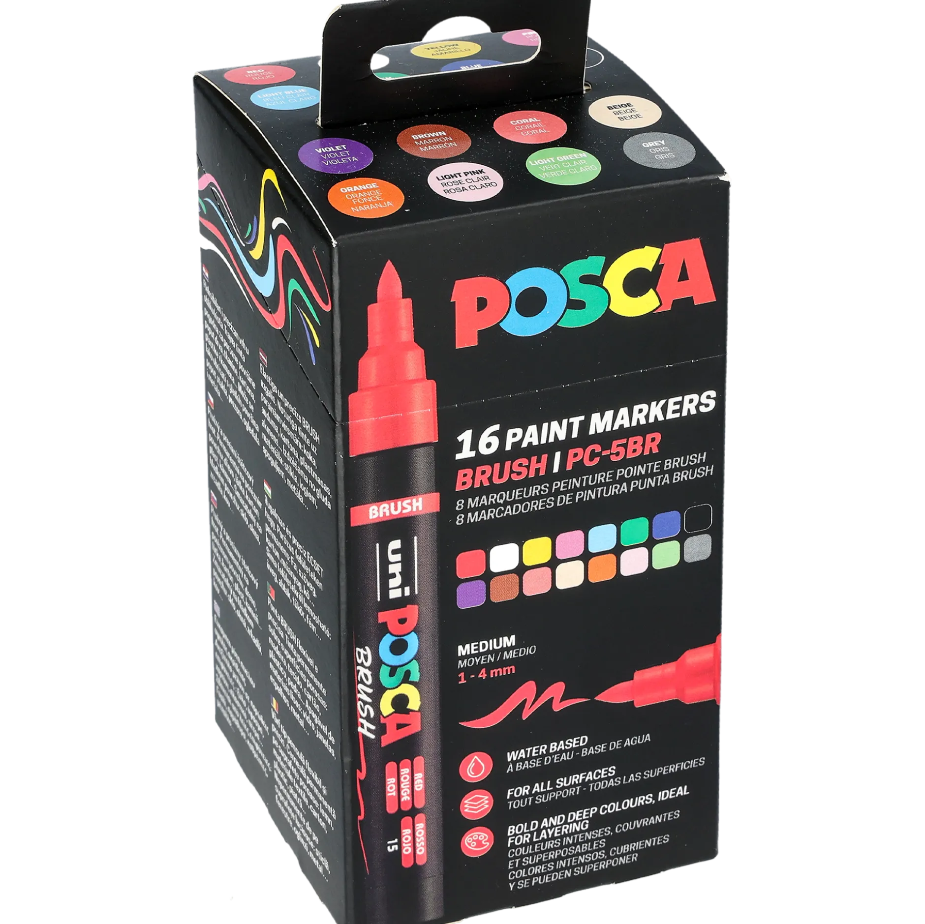 Set Posca Brush Marker PC5BR