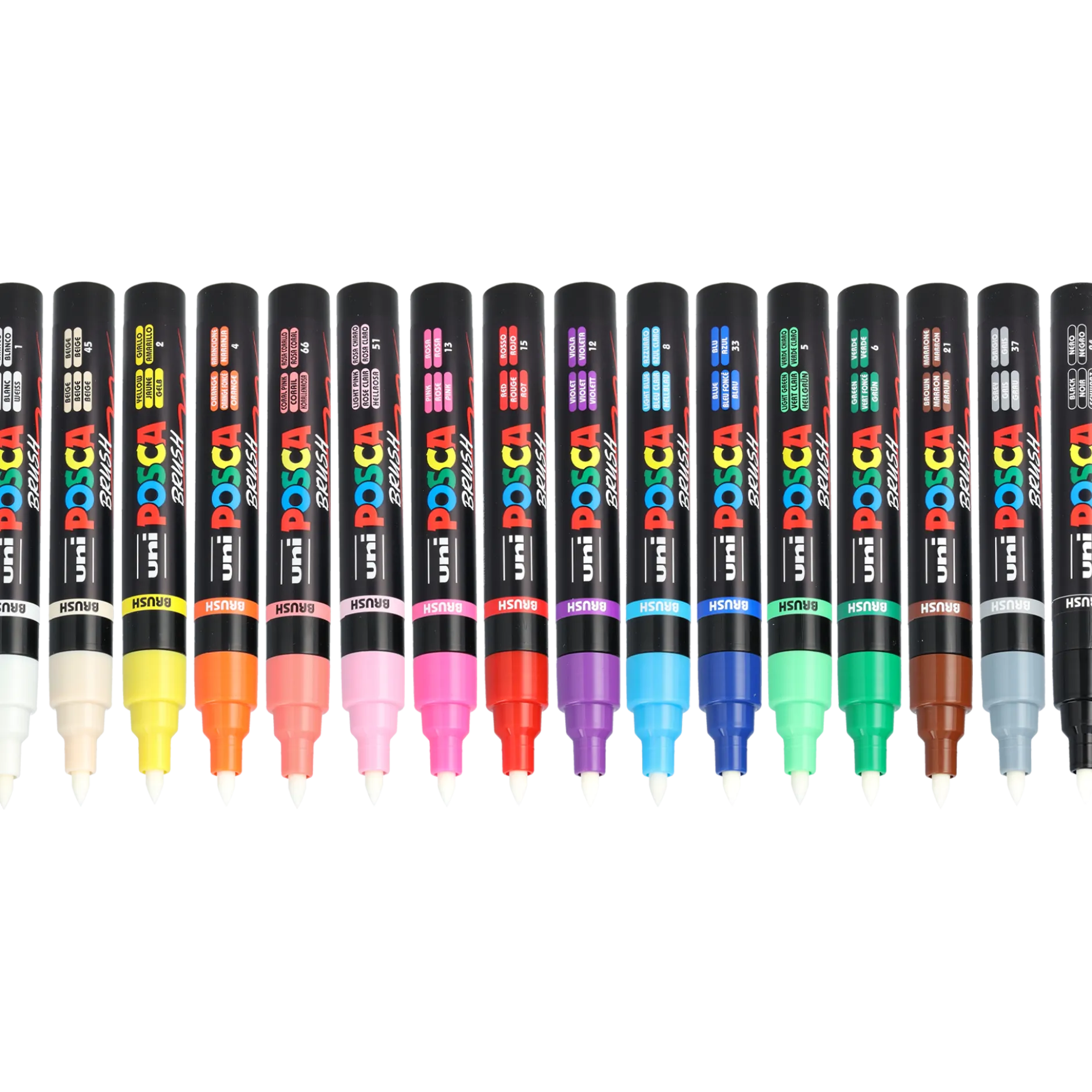 Set Posca Brush Marker PC5BR