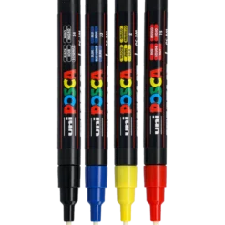 Set Posca Marker PC3, basfärger