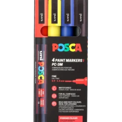 Set Posca Marker PC3, basfärger