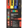 Set Posca Marker PC5, basfärger