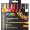 Set Posca Marker PC5M, kalla kulörer