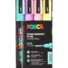 Set Posca Marker PC5, pastellfärger