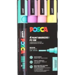 Set Posca Marker PC5, pastellfärger