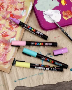 Set Posca Marker PC5, pastellfärger