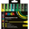 Set Posca PC-5M green colours