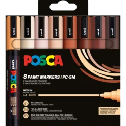 Set Posca PC-5M portrait colours