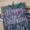 Set Uni Chalkmarker metallic