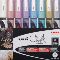 Set Uni Chalkmarker metallic