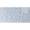 Silikonform alfabet