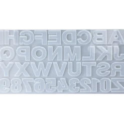 Silikonform alfabet