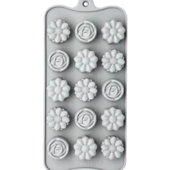 Silikonform blommor