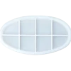 Silikonform oval bricka
