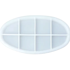Silikonform oval bricka