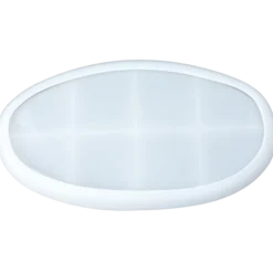 Silikonform oval bricka