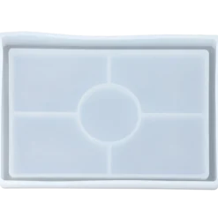 Silikonform rektangulär bricka