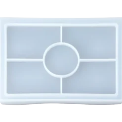 Silikonform rektangulär bricka